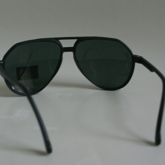 NWT True Vintage Sports Aviator w/Double Bridge frame dark smoke lens sunglasses - Picture 3 of 5